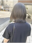 ◎ブリーチなし透明感カラーシルバーアッシュグレージュ