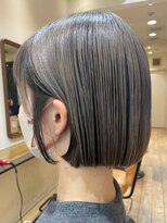 クラップス 横須賀中央店(CLAPS)&nbsp;ダブルカラーショートボブインナーカラーハイライトケアブリーチ