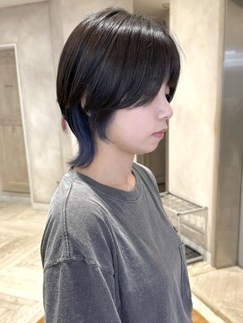 ユーフォリア 銀座(Euphoria) ウルフ/ウルフカット/ ウルフマッシュ/インナーカラー担当岩崎