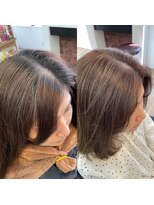 アメリ(Ameri)&nbsp;-Ameri-白髪ぼかし　×　シアーグレージュ