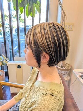 ヘアメイク カシータ(hair make Casita) ハイライトショートボブ