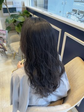 アンソル オブ リシェール(N'SOL of RICHAIR) 前髪/アンブレラカラー/こなれミディ/イメチェン/ウェーブパーマ