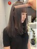 【ハイトーン★透明感】カット+Wカラー　￥17,800