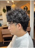 メンズスパイラルパーマ