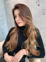 ロンドメリア 天神大名店(Lond Melia)&nbsp;小顔に見せるヘア/ワンレン/ボブウルフ/ネビージュ/黒髪カタログ