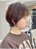 似合わせカットフェミニンショートメルティカラー髪質改善札幌