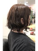 毛量多い方でも膨らまず簡単スタイリング♪エアーウェーブパーマ