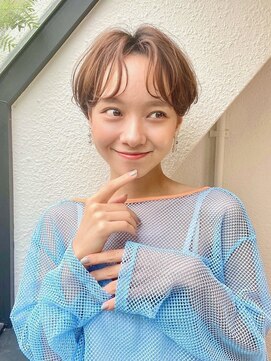 ハウスアンドヘアーワークス(House&Hair works) 前髪長め大人小顔ショート30代40代50代 藤沢
