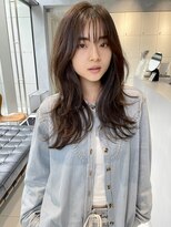 ワンカール　フェイスレイヤー　シースルーバング　レイヤー