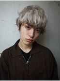 ブリーチ/スペインカール/スパイキーショート/ブルーブラック