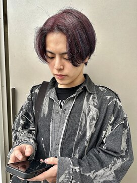 ヘアー アイス カンナ(HAIR ICI Canna) 爽やかナチュラルパーマセンターパート清潔感デザインカラー