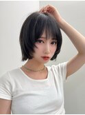 【長谷川】垢抜け小顔ハッシュボブ