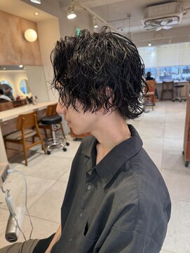 キャンバス バイ ネオリーブ 横浜西口(Canvas by neo.) 横浜★ウルフのツイストスパイラルパーマ