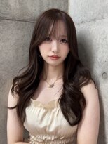 ロンド マーレ 天神大名店(Lond mare)&nbsp;レイヤーカット／ベージュカラー／ブリーチなしダブルカラー