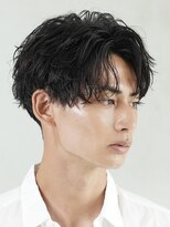 フィフス トウキョウ (fifth TOKYO) 渋谷シャドウパーマメンズセンターパートウルフマッシュカット