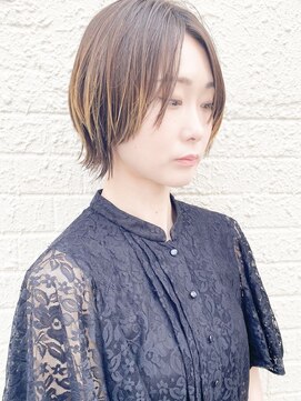 モリオ フロム ロンドン 成増店 【morio成増/玉井】ボブ　アンブレラ　毛先カラー