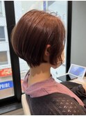 広がる髪を抑える丸みショート/30代/40代/50代[藤沢/ショート]