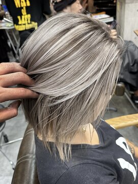 ラフ 難波店(LAFF) バレイヤージュ/シャドウルーツ/ハイライト/レイヤーカット