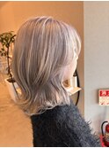 white lavender beige3月