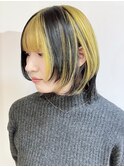 【morio原宿】ダブルカラーデザインカラー