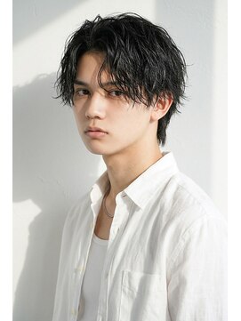 リベルテ グリット(Liberte Grit) メンズ垢抜けパーマ☆大学生人気スパイラル波巻きパーマ黒髪