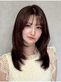 【小顔レイヤー】/葛西/ブリーチ/ハイライト/髪質改善