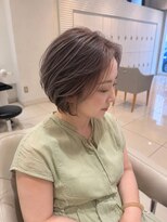 アッシュ 武蔵小金井店(Ash)&nbsp;＼武蔵小金井/丸みショート/白髪ぼかし/大人ショート/60代／