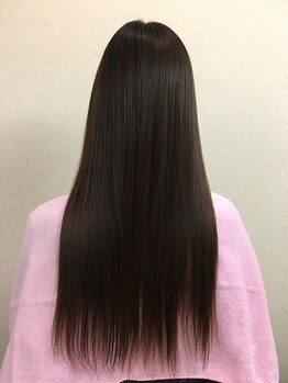 ヘアアトリエメテオールの写真/最深部まで労わるスチームで自然な艶をプラス◎ダメージを最小限に抑えるこだわりの技術でサラ艶ヘアーに♪