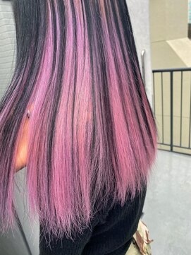 ジーナ(XENA) ラベンダーピンク×ブラック　コントラスト