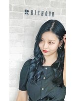 リシュール イオンタウン豊中緑丘店(RICHOUR hair produce) 透明感◎ブルーブラック