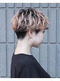 ［valleychairひばりヶ丘］ミルクティベージュ刈り上げショート