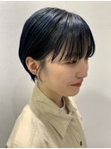 【BLANCO 】ネイビーブルー×スリークショート