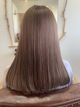 ジラフヘアデザイン(Giraffe hair design) ベージュカラー