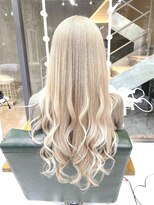 デイズ(days)&nbsp;ホワイトバージュカラー　ブリーチダブルカラー