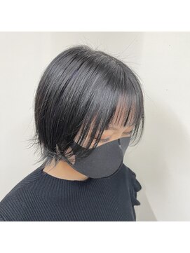 ヘアーメイク ラウラ(Hair+Make RauRa) 外ハネボブ/オン眉ワイド