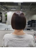 イメチェン/フェミニン/チェリーブラウン/モード/ダークアッシュ