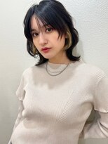 マリアバイアフロート(Maria by AFLOAT)&nbsp;【山田】シースルーバングイヤリングカラーウルフレイヤー