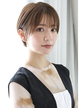 フルショウ アシヤ(FURUSHO ASHIYA) 大人可愛い20代30代40代前下がりショートボブ丸みショート