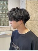 波巻きパーマ/メンズカット/メンズパーマ/マッシュパーマ