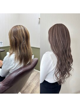 ルーム(Room) ハイライトカラー/編み込みエクステ38本