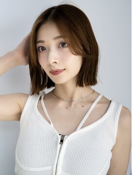 レノラ 本町(LENORA) 20代30代大人かわいいナチュラル暗髪ゆるめパーマヘア