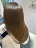 髪質改善カラー+ダメージレスストレート+髪質改善TR￥23100