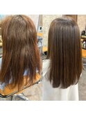 ネオメテオストレート/ビフォアアフター/髪質改善/日光市美容室