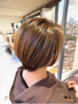 シエルブルー(ciel bleu) シークレットハイライトカラー　ショートスタイル