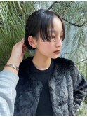 ミニボブ顔まわりカットステップカット