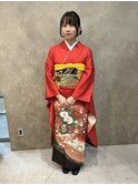 成人式振袖着付