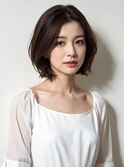 ミルクブラウン/ダークパープル/ナチュラルショート/夏/上尾