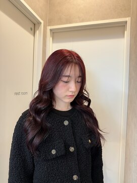 ウタリ(utari) ワインレッド【難波 桜川/ブリーチなしWカラー】