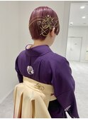 袴着付け×ショートヘアセット