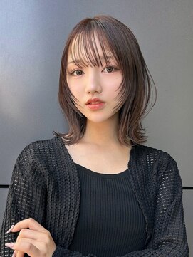 トルネード(TORNADO) 丸顔さんにオススメのフェイスレイヤー シースルーバング 7s65